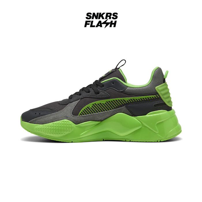 PUMA RS X TMNT BLACK LEAFY GREEN - Size 46