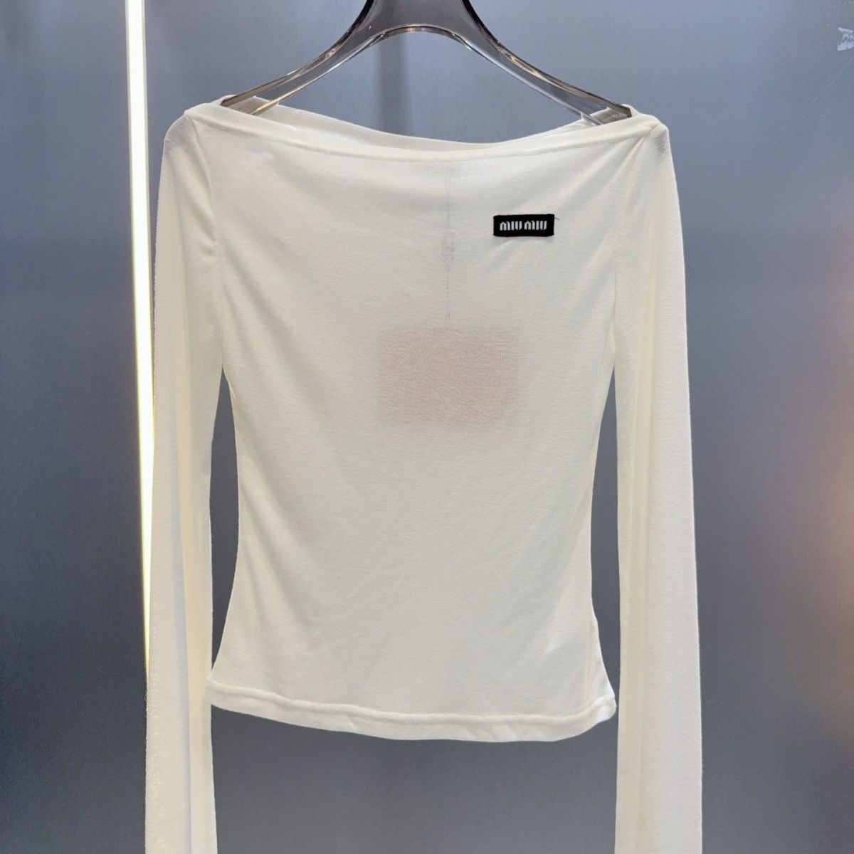 Women's knitted sweater, off-the-shoulder