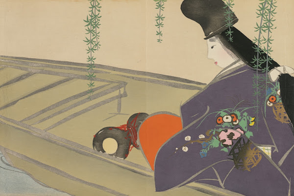 Asazuma in Her Boat Asazuma bune 1909 1910