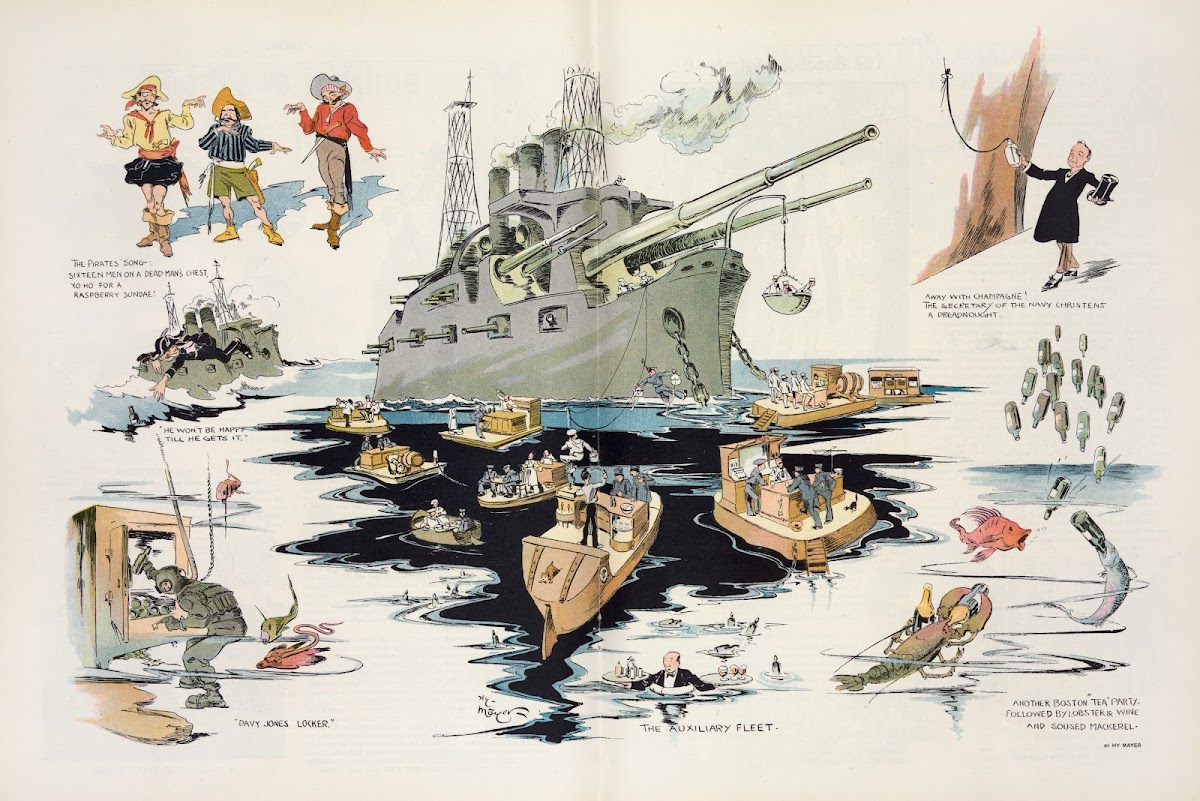 No drink in the Navy says Daniels 1914