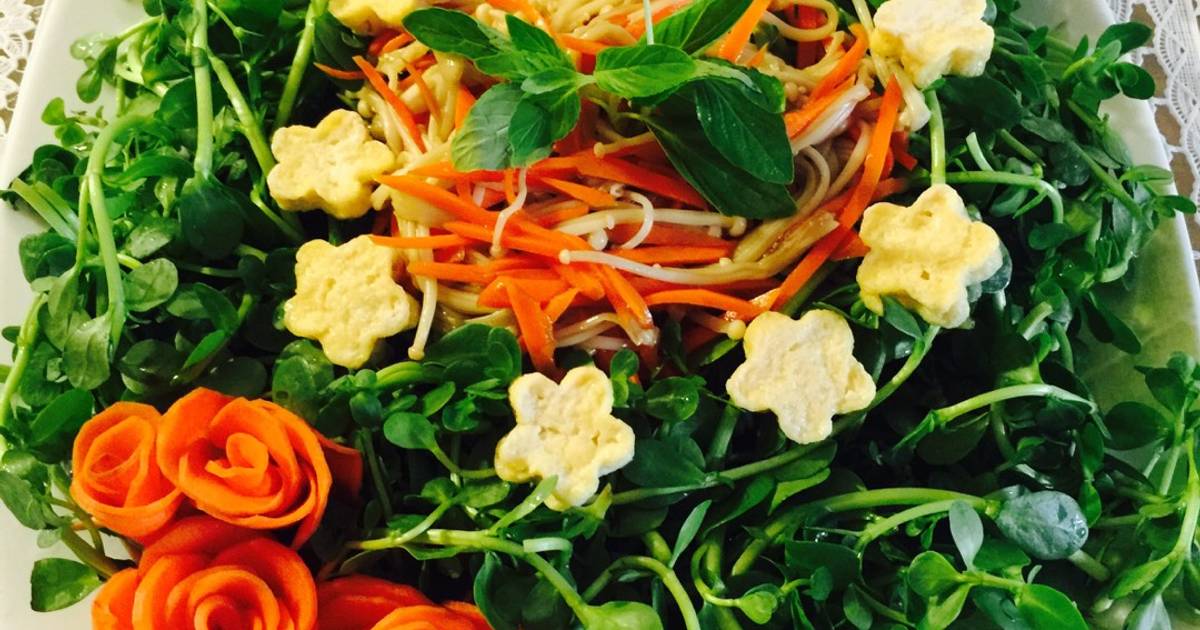 Gỏi rau đắng chay !
