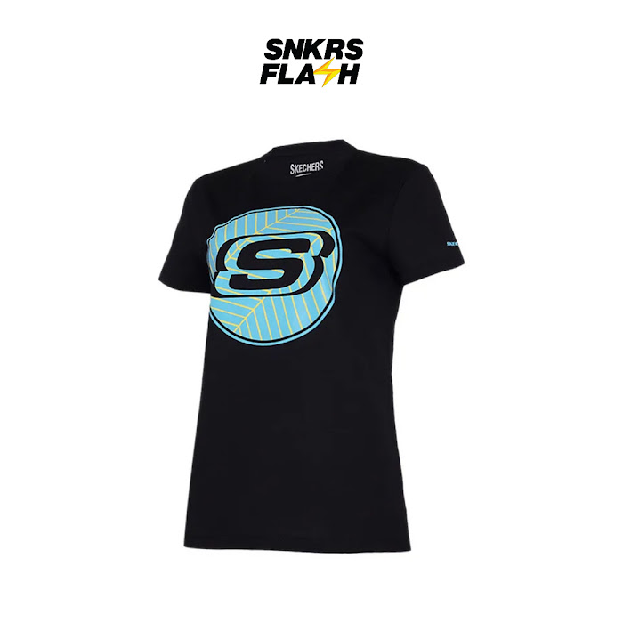 SKECHERS TSHIRT LOGO BLACK