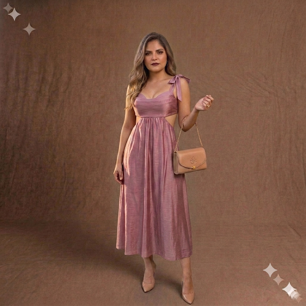 Vestido Cut Out Palo de Rosa
