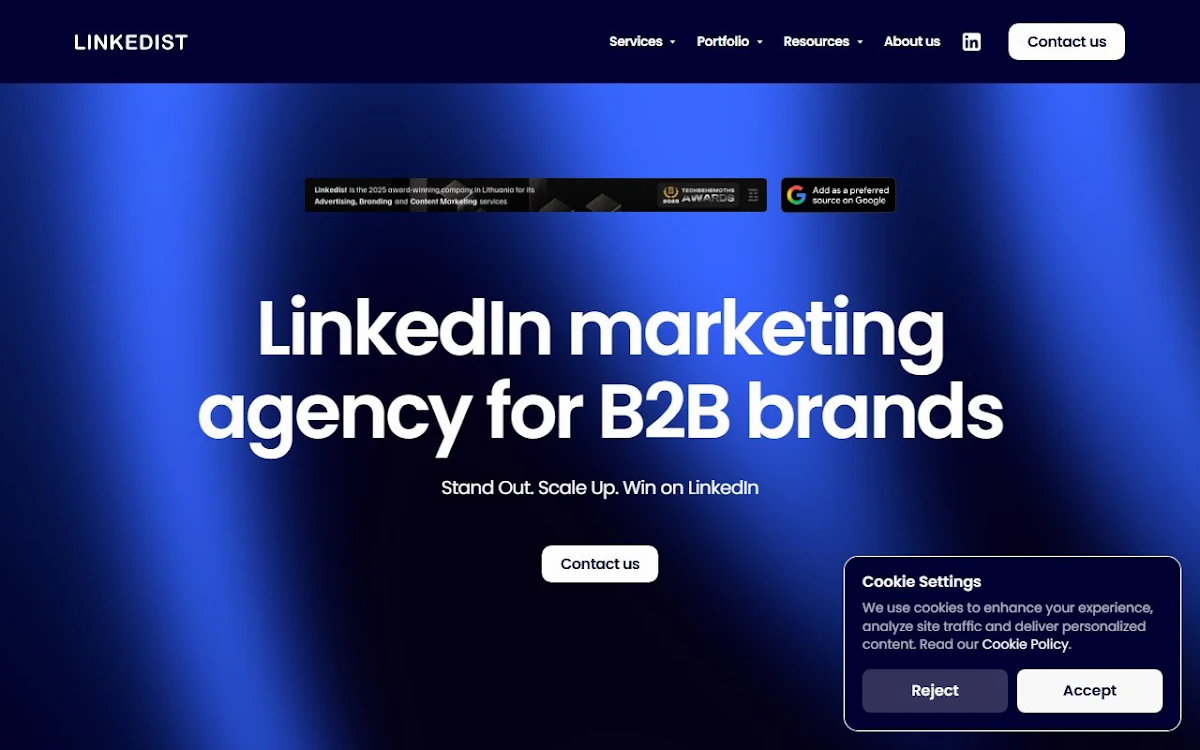 Captura de B2B LinkedIn Strategy eBook