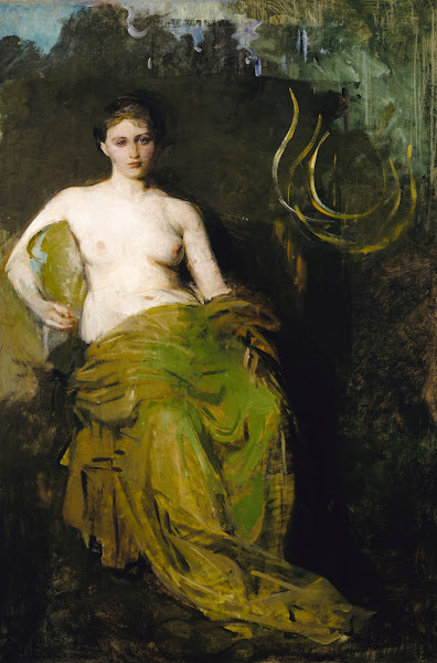 Half Draped Figure ca 1885