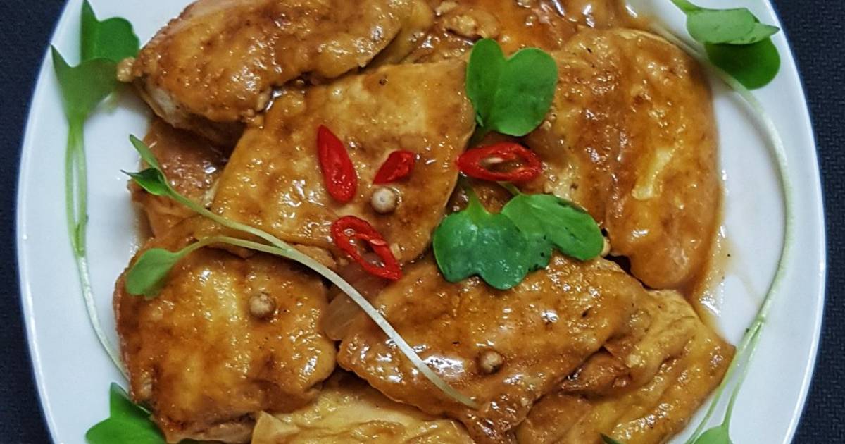 Đậu phụ sốt tiêu