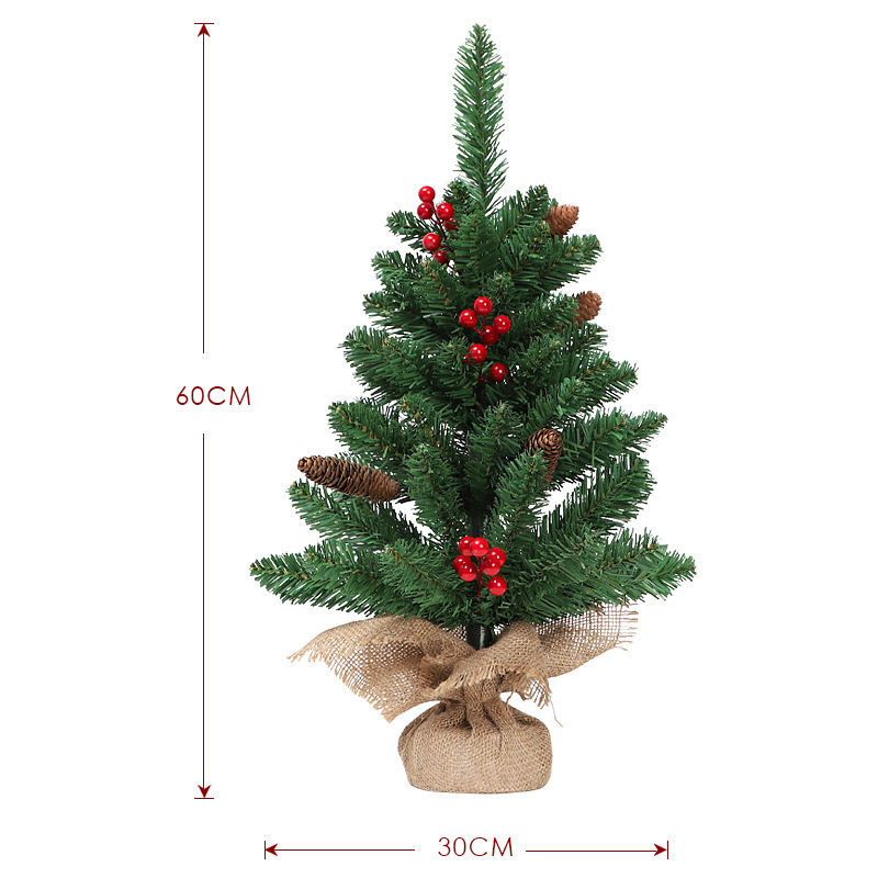 Mini Christmas Tree with Pine Cones, 60 cm