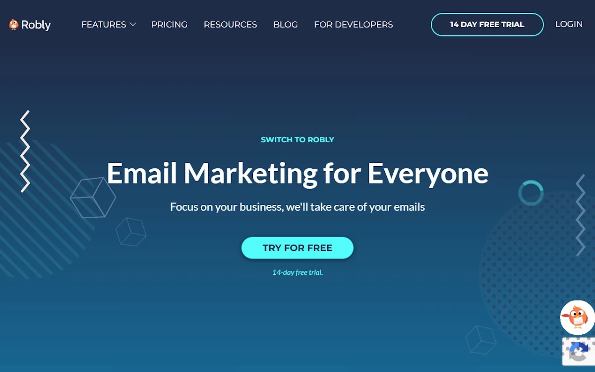 Captura de Robly Email Marketing