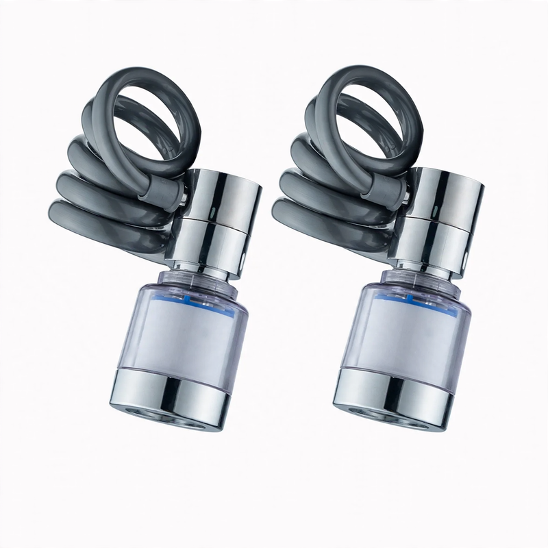 Retractable faucet attachment, 360° swivel