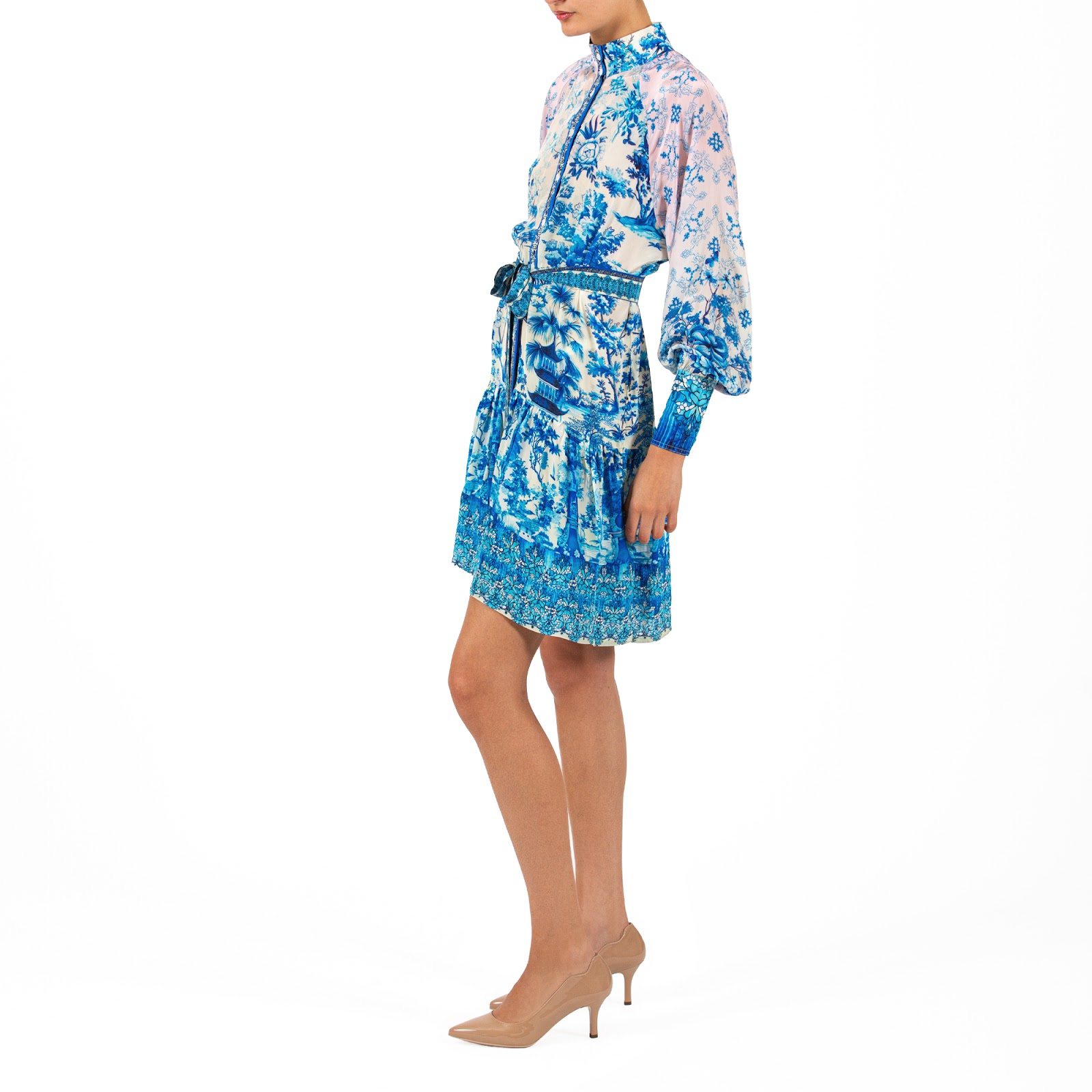 Azure Bloom Dress — 3
