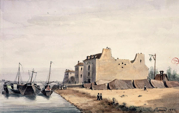 Lhôtel des Haricots prison de la Garde Nationale quai Saint  Bernard 1829