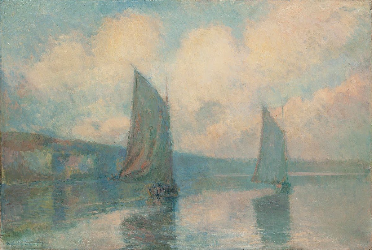 Voiliers sur la Seine 1910