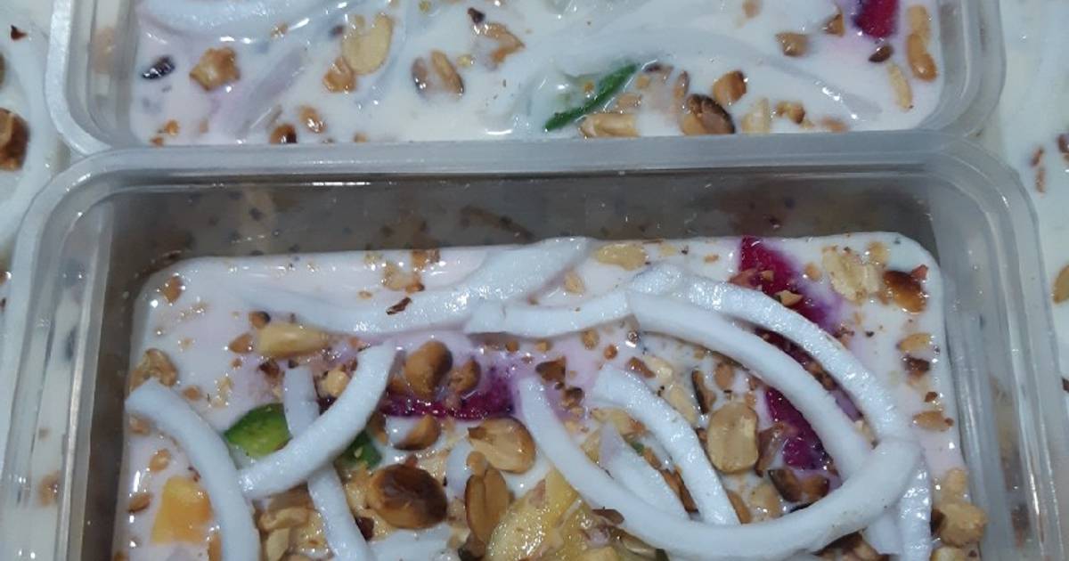 Kem chuối trái cây 4 mùa