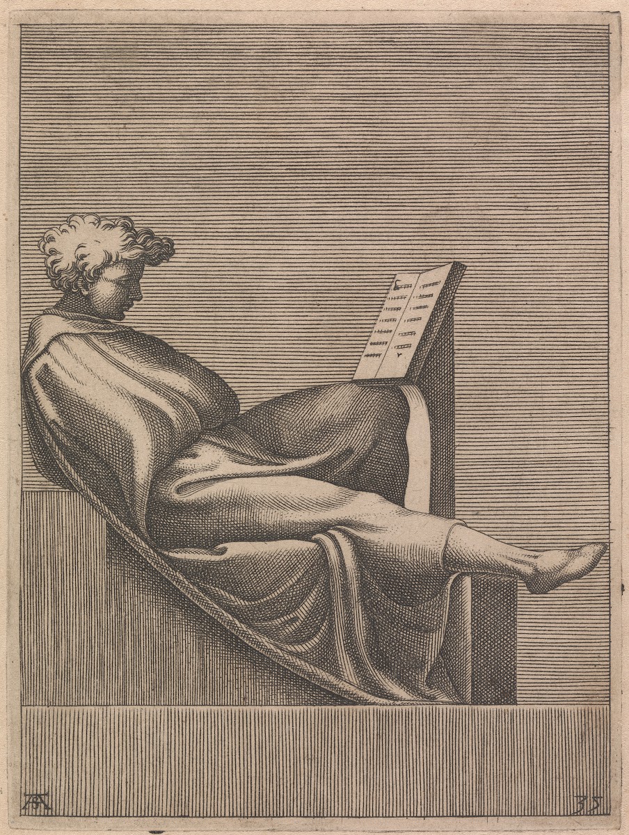 Ancestor of Christ from Naason Lunette Right Figure 1550 1585