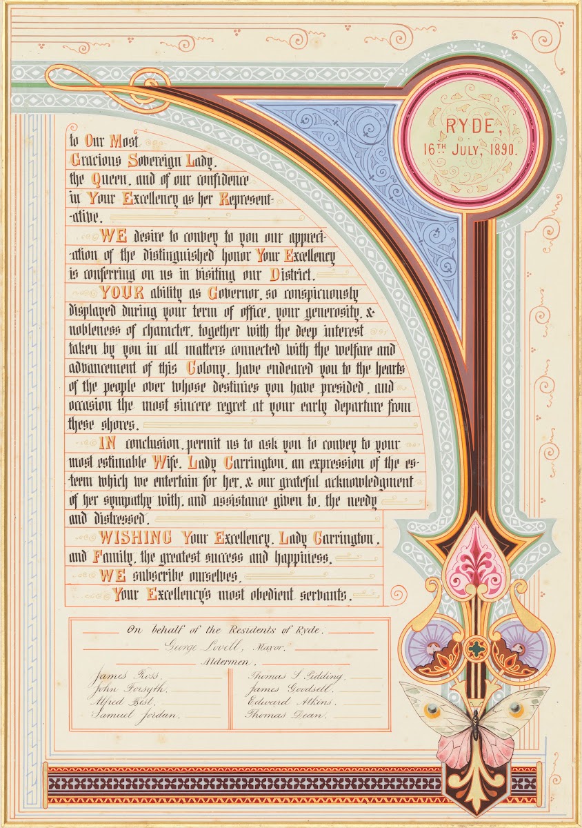 Addresses Presented To Lord Carrington Governor Of New South Wales Pl01 1888