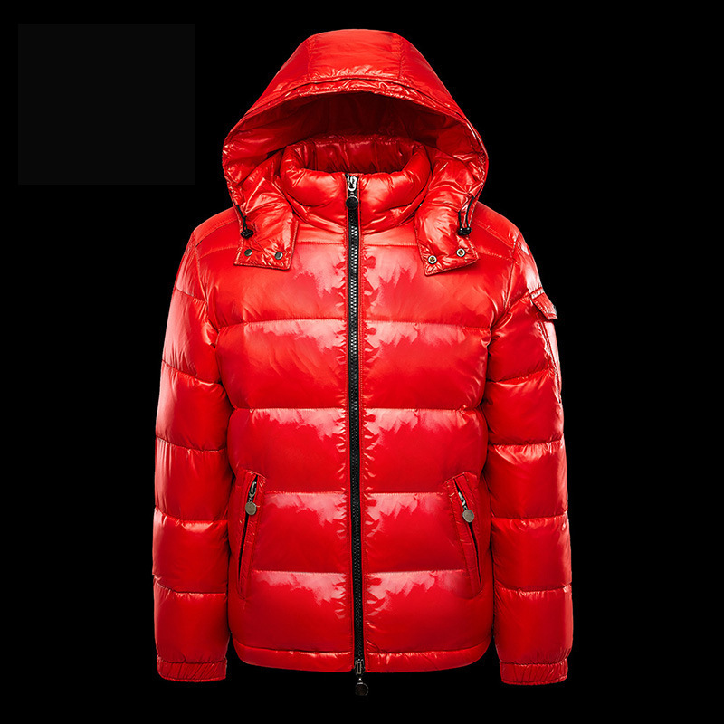 Padded short jacket for men and women, solid color