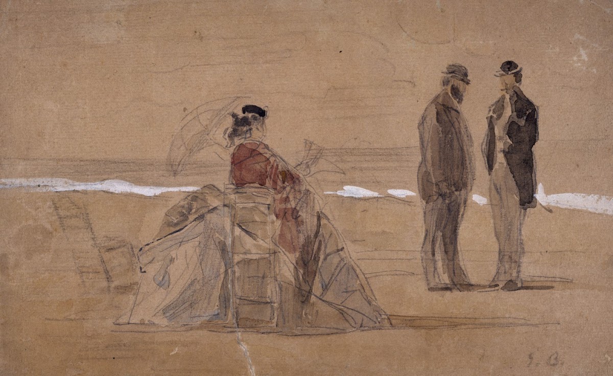La plage 1865 1870