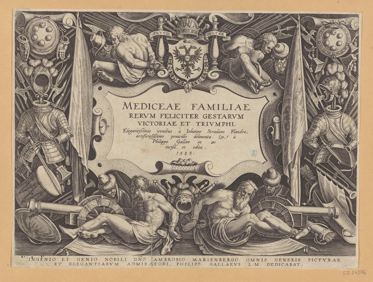 The History of The Medici  Title page 1582