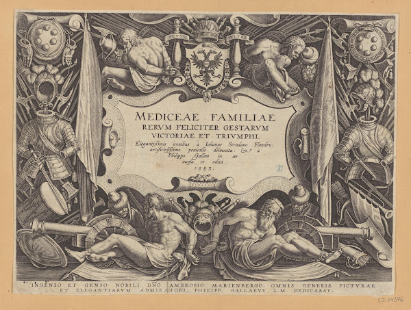 The History of The Medici  Title page 1582