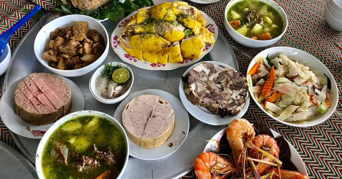 Gợi Ý Mâm Cỗ/ Mâm Cúng 12 Món