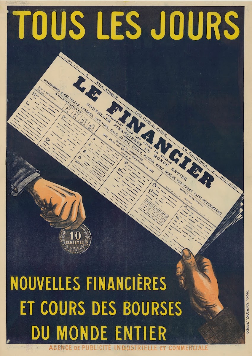 Tous les jours Le Financier nouvelles financières et cours des bourses du monde