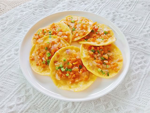 Trứng Chiên Rau Củ Kiểu Mới