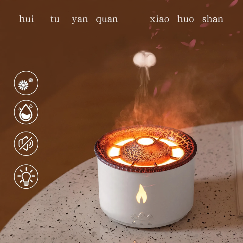 Ultraschall-Diffuser mit Nebeleffekt und Aromafunktion