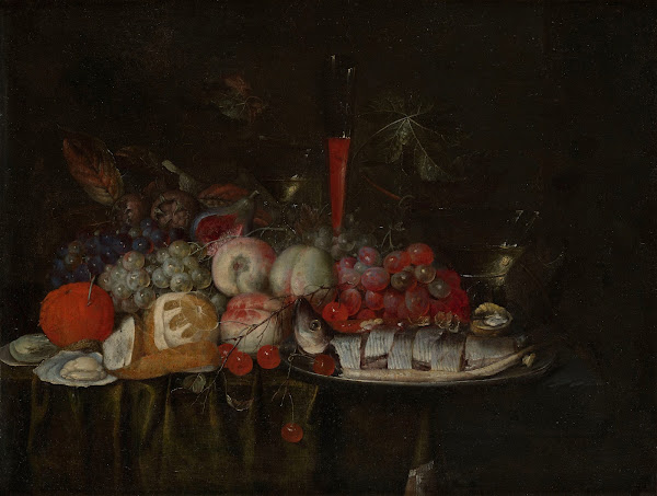 Fruit and Sliced Herring 1668