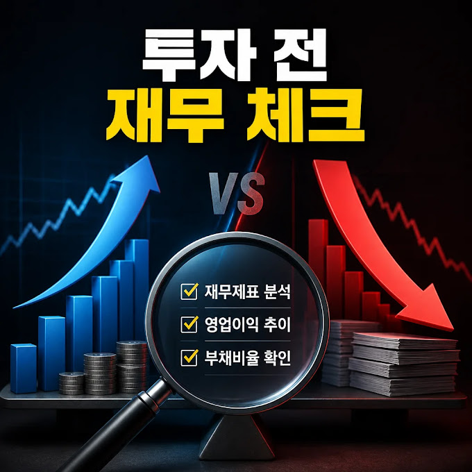 재무제표 모르면 주식투자 절대로 하지마라 비교 전 확인해야 할 핵심 포인트