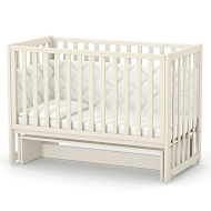 Кровать Верес ЛД13 с маятником и съемной спицей слоновая кость