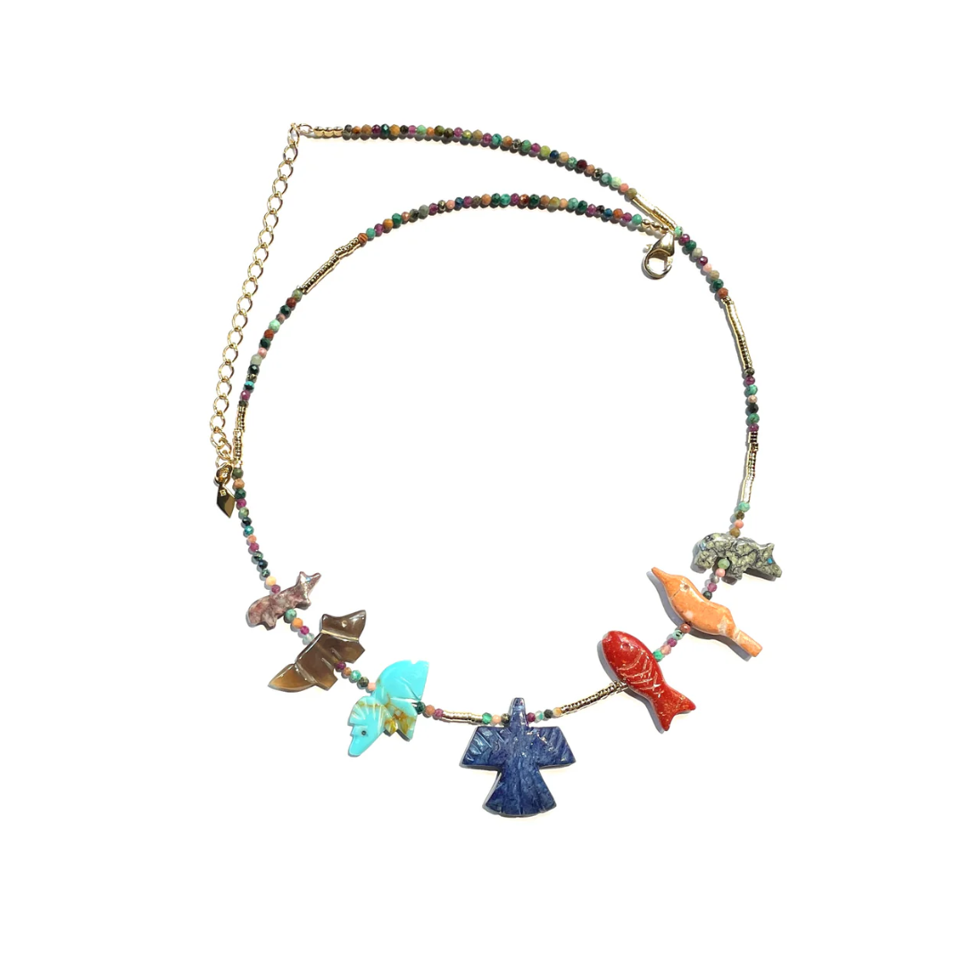 Колье AMULET BLUE