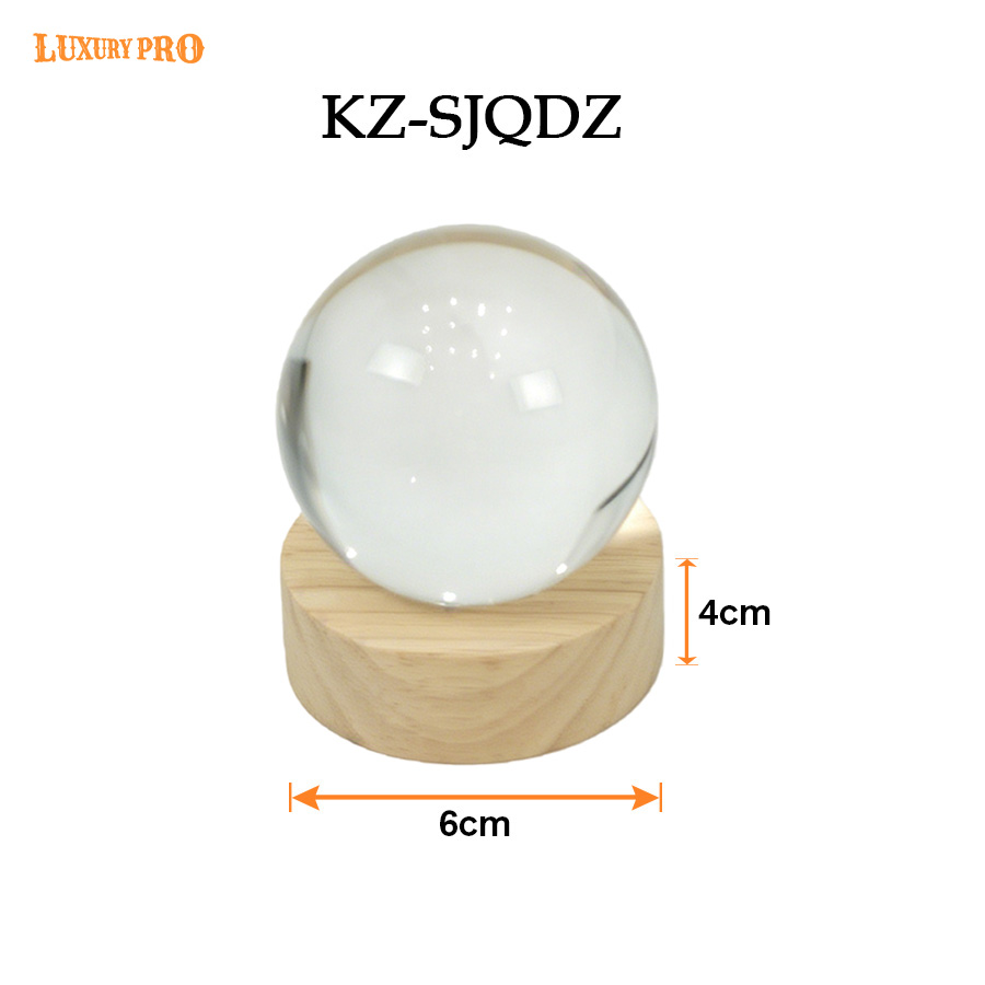 Engraved Crystal Ball Base
