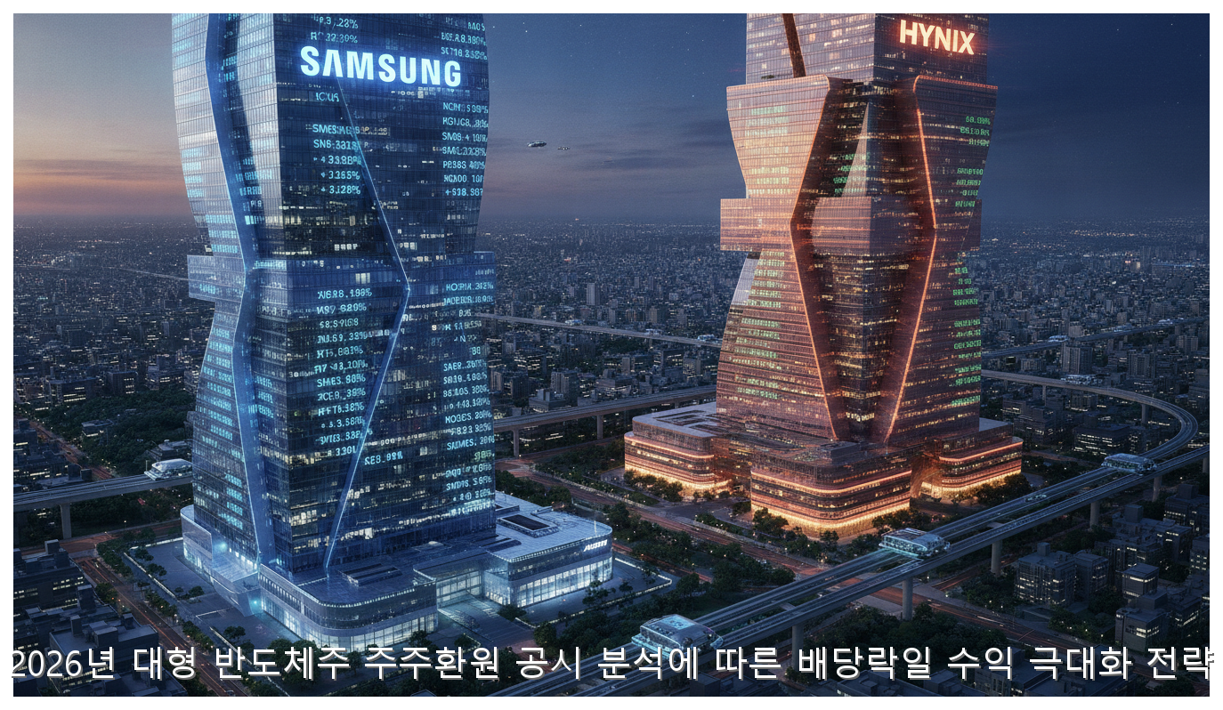 2026년 대형 반도체주 주주환원 공시 분석에 따른 배당락일 수익 극대화 전략 핵심 안내 및 분석 인포그래픽 (8)