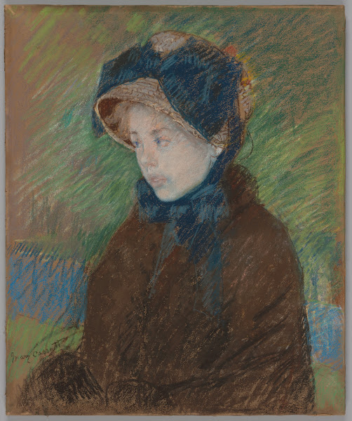 Susan in a Straw Bonnet c 1883