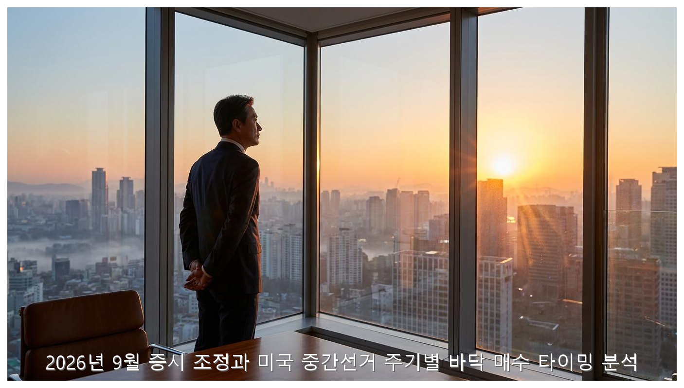 2026년 9월 증시 조정과 미국 중간선거 주기별 바닥 매수 타이밍 분석 핵심 안내 및 분석 인포그래픽 (7)