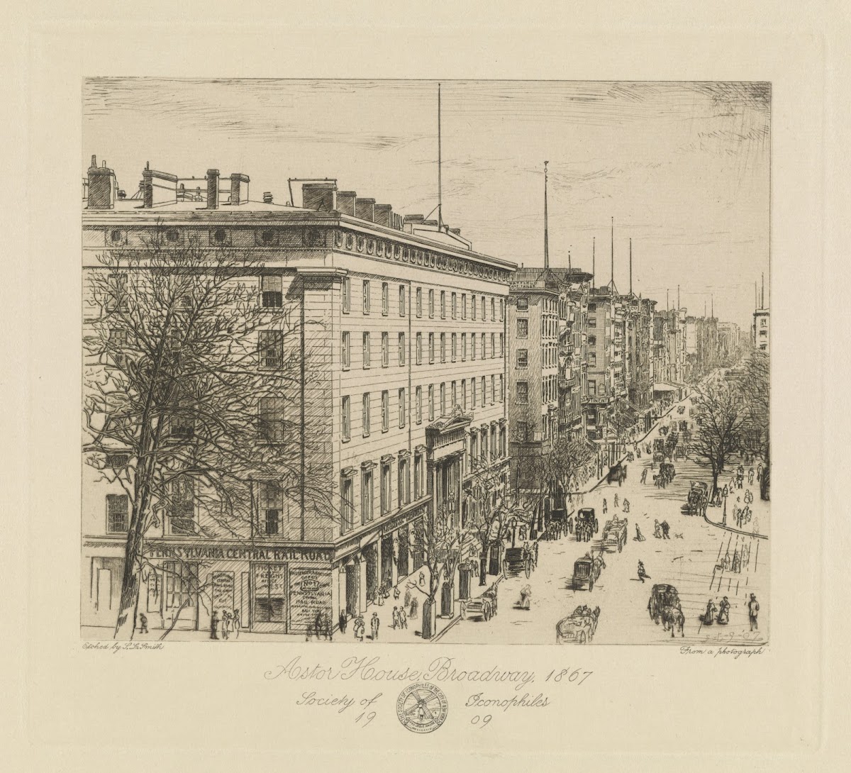 Astor House Broadway 1867 1909