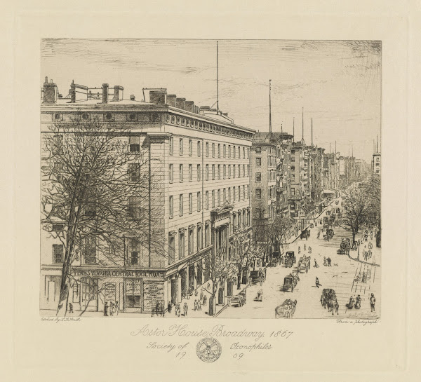 Astor House Broadway 1867 1909