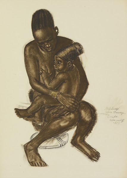 Nafarangui femme dEki Bondo avec son enfant Bondo 1927