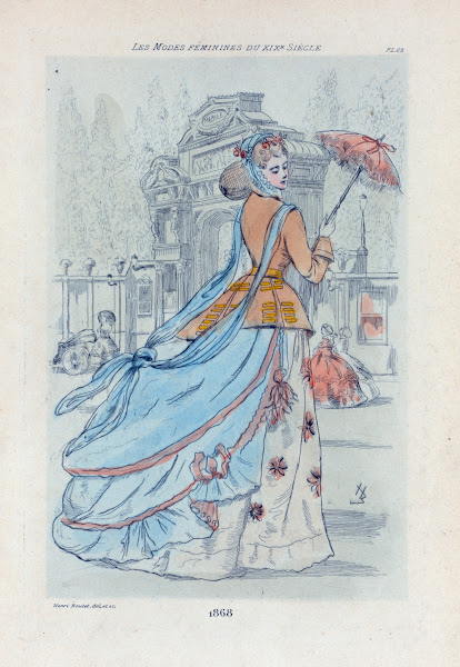 1868 Womens fashion in nineteenth century Paris 1902