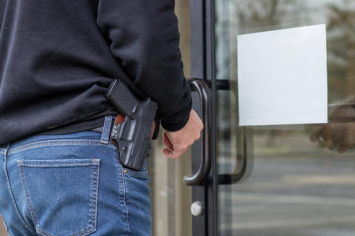 Texas concealed carry laws and posted firearm notice