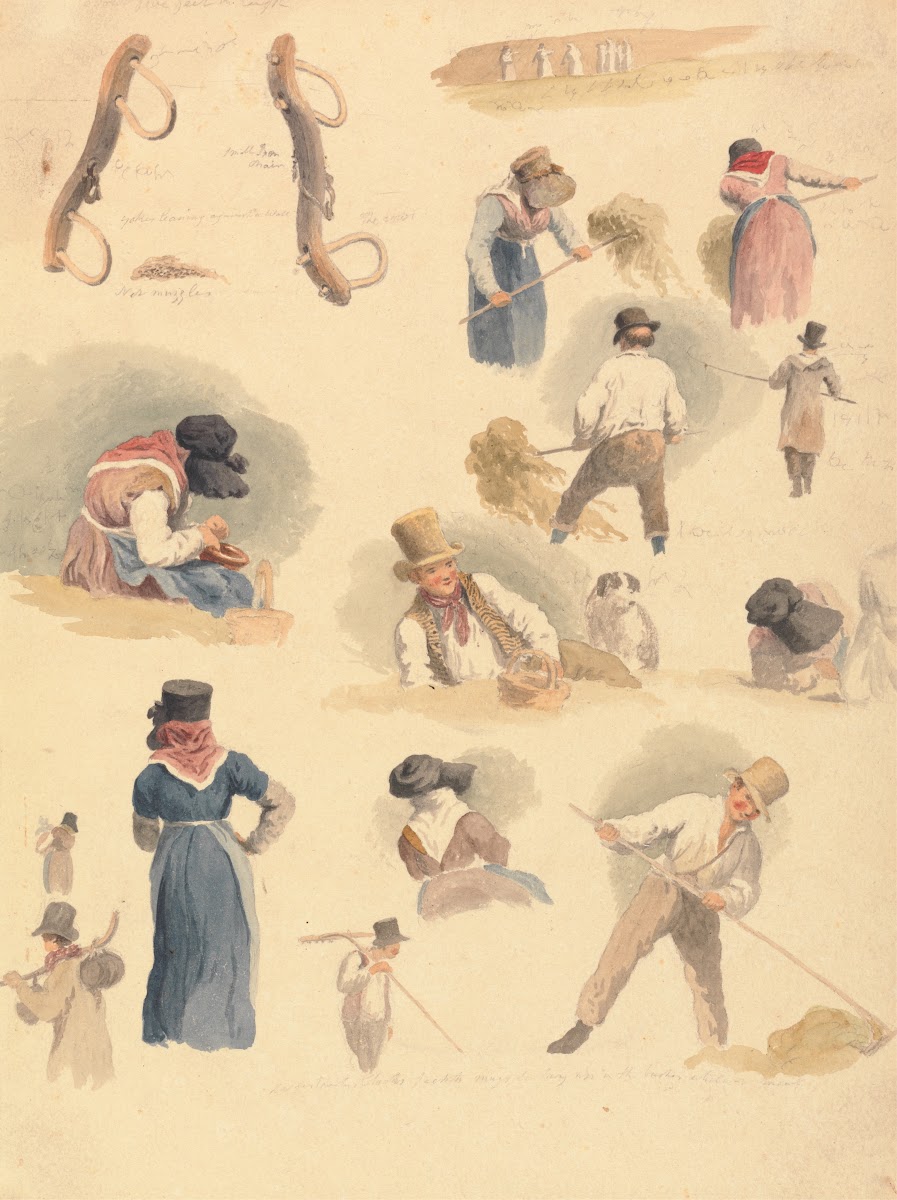 Studies of Haymakers ca 1807