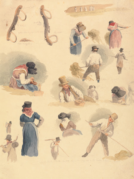 Studies of Haymakers ca 1807