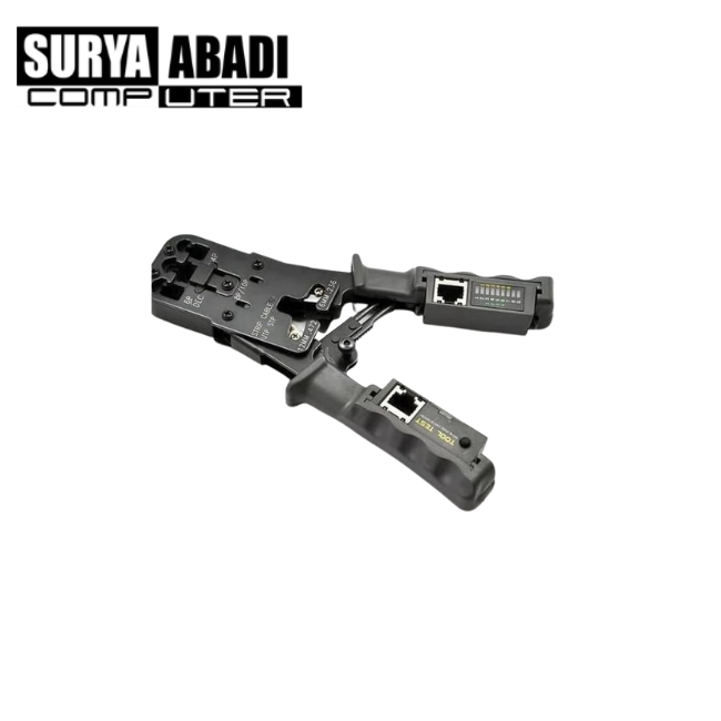 TANG CRIMPING DENGAN LAN TESTER