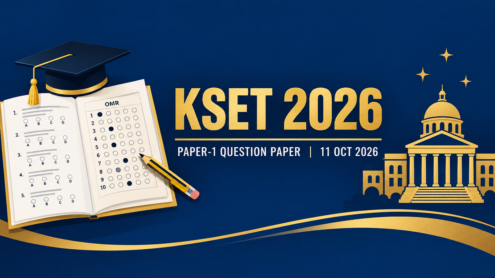KSET 2026 Paper-1 Question Paper PDF Download | ಇಂದು ನಡೆದ KSET PAPER-1 (GK) ಪ್ರಶ್ನೆ ಪತ್ರಿಕೆ 11 ಅಕ್ಟೋಬರ್ 2026