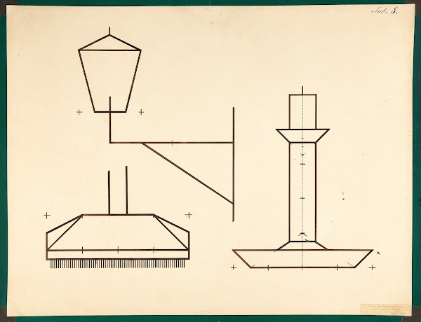 Street lamp floor scrubber candlestick 1900