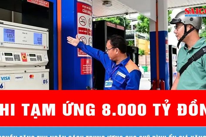Chi tạm ứng 8.000 tỷ đồng từ nguồn tăng thu ngân sách Trung ương cho Quỹ bình ổn giá xăng dầu - Báo Sài Gòn Giải Phóng