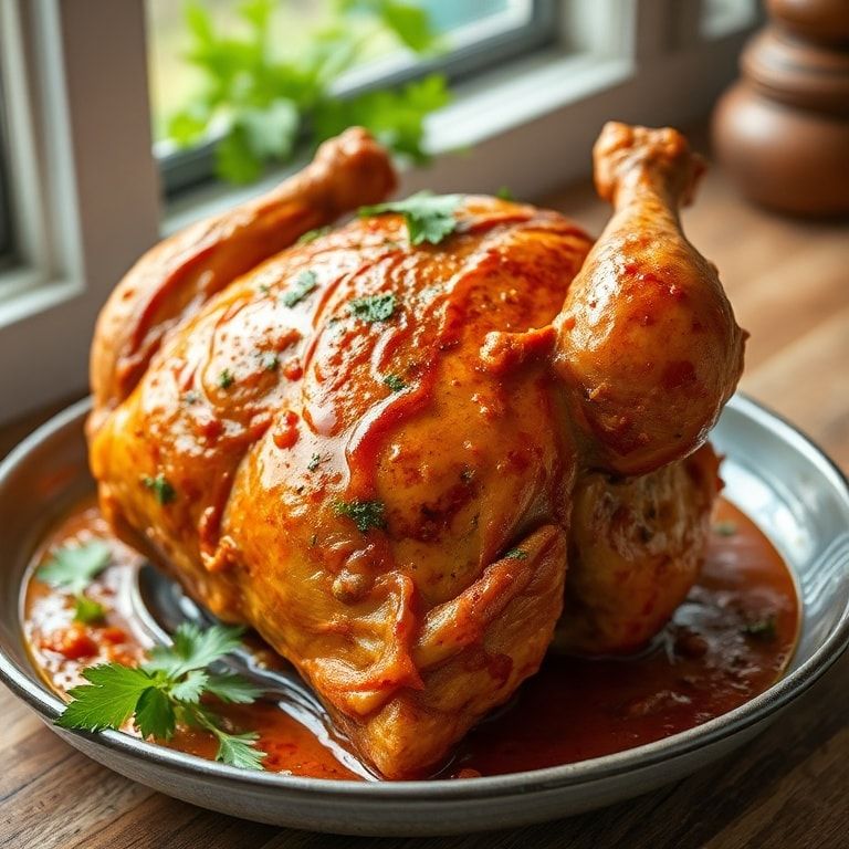 Easy Indian Masala Braised Whole Chicken Recipe – Juicy & Flavorful Comfort finished
