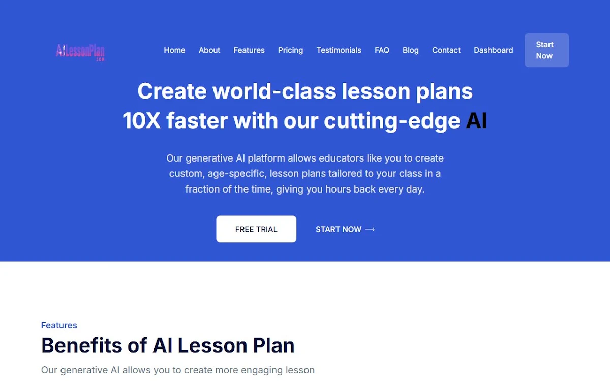 Captura de AI Lesson Plan