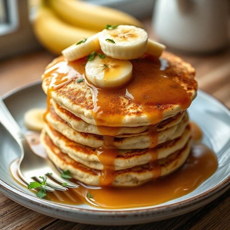 Banana Cottage Cheese Pancakes – Easy High‑Protein Breakfast finished