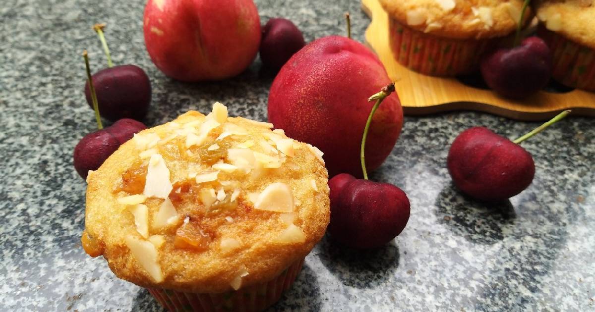 Muffin đào